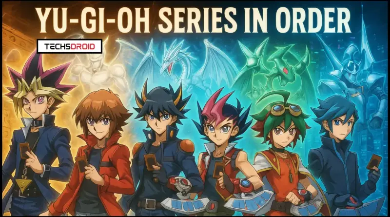 Yu-Gi-Oh Series in Order