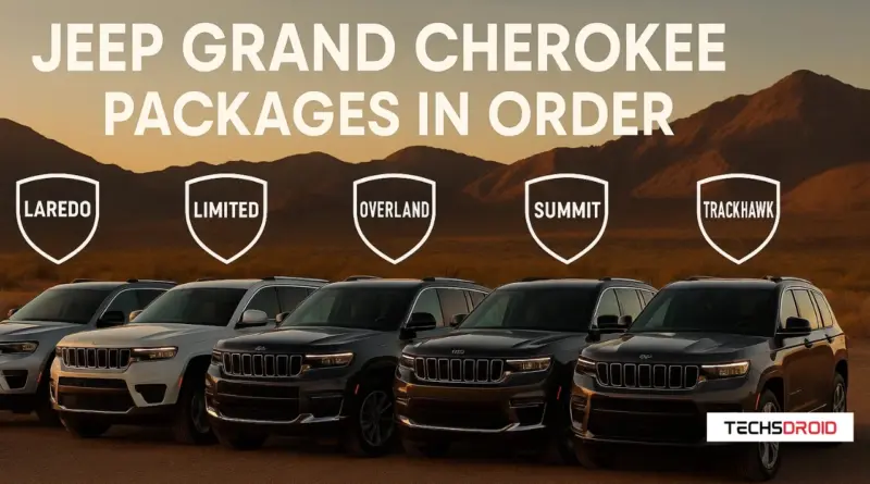 Jeep Grand Cherokee Packages in Order