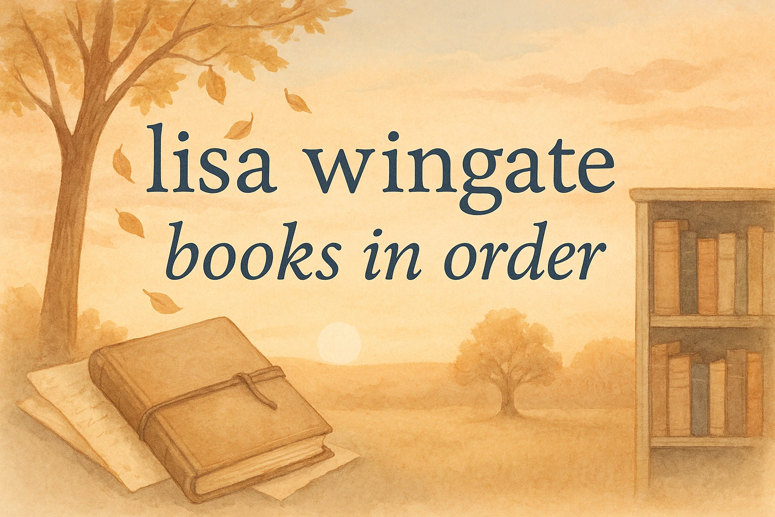 lisa wingate books in order
