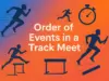 order of events in a track meet