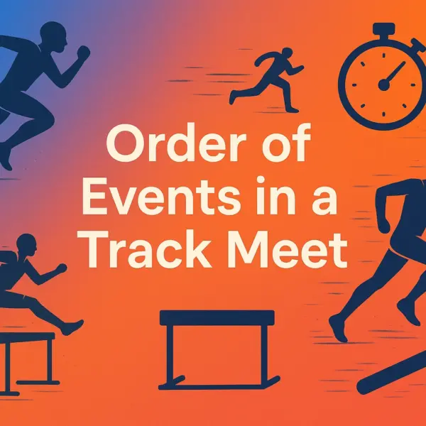 order of events in a track meet
